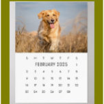 2025 CYO PHOTO DESK CALENDAR 5x7 FEBRUARY WITH OUT Holder<br><div class="desc">2025 PERSONALIZED PHOTO CALENDAR 5x7 FEBRUARY -- PART OF A SET FOR 2025. This special Calendar comes as a set of twelve 5x7" prints - one showcasing each month. For each month you simply replace the existing photo with one of your own printed on custom Giclee photo prints! Add an...</div>