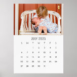 2025 CYO PHOTO DESK CALENDAR 5x7 JULY WITH OUT Holder<br><div class="desc">2025 PERSONALIZED PHOTO CALENDAR 5x7 JULY -- PART OF A SET FOR 2025. This special Calendar comes as a set of twelve 5x7" prints - one showcasing each month. For each month you simply replace the existing photo with one of your own printed on custom Giclee photo prints! Add an...</div>