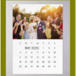 2025 CYO PHOTO DESK CALENDAR 5x7 MAY WITH OUT  Holder<br><div class="desc">2025 PERSONALIZED PHOTO CALENDAR 5x7 MAY -- PART OF A SET FOR 2025. This special Calendar comes as a set of twelve 5x7" prints - one showcasing each month. For each month you simply replace the existing photo with one of your own printed on custom Giclee photo prints! Add an...</div>