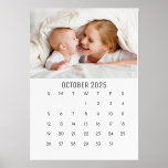 2025 CYO PHOTO DESK CALENDAR 5x7 OCTOBER WITH OUT Holder<br><div class="desc">2025 PERSONALIZED PHOTO CALENDAR 5x7 OCTOBER -- PART OF A SET FOR 2025. This special Calendar comes as a set of twelve 5x7" prints - one showcasing each month. For each month you simply replace the existing photo with one of your own printed on custom Giclee photo prints! Add an...</div>