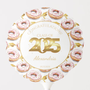 2025 Donuts and Degrees Graduation Balloon