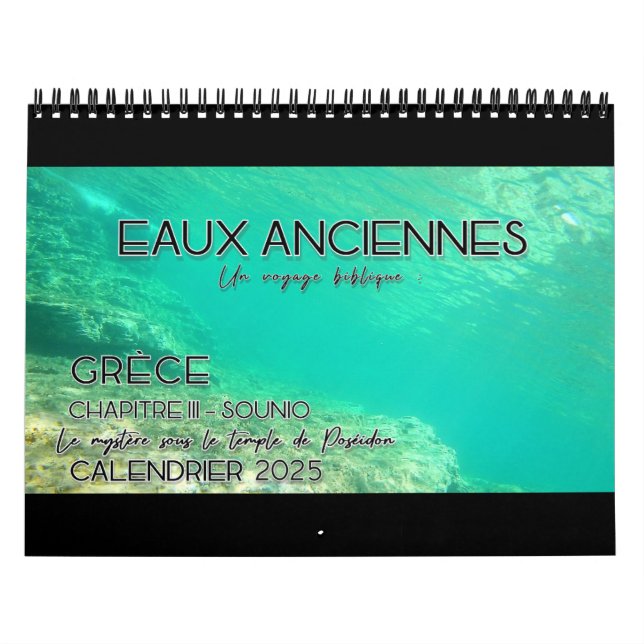 2025 EAUX ANCIENNES: Un voyage biblique Ch. 3 Calendar (Cover)
