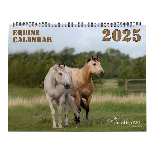 2025 Equine Photo Calendar (Cover)