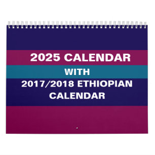 2025 Ethiopian Wall Calendar Converter