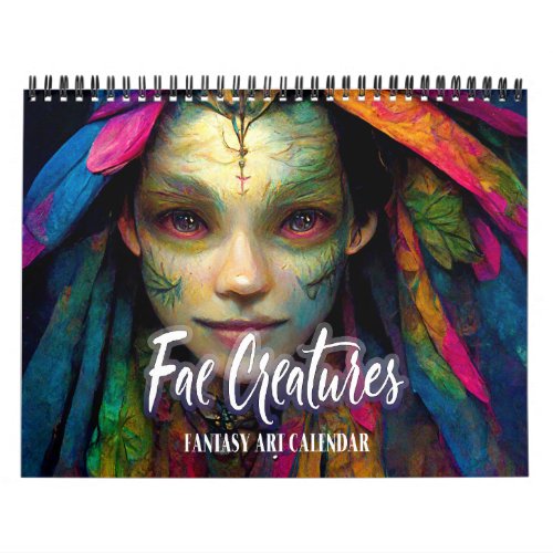 2025 Fae Creatures Fantasy Art Calendar
