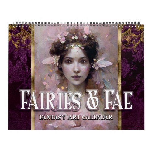 2025 Fairies  Fae 1 Fantasy Art Calendar
