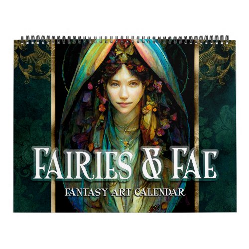 2025 Fairies  Fae 2 Fantasy Art Calendar