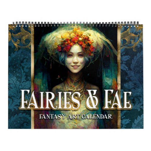 2025 Fairies  Fae 3 Fantasy Art Calendar