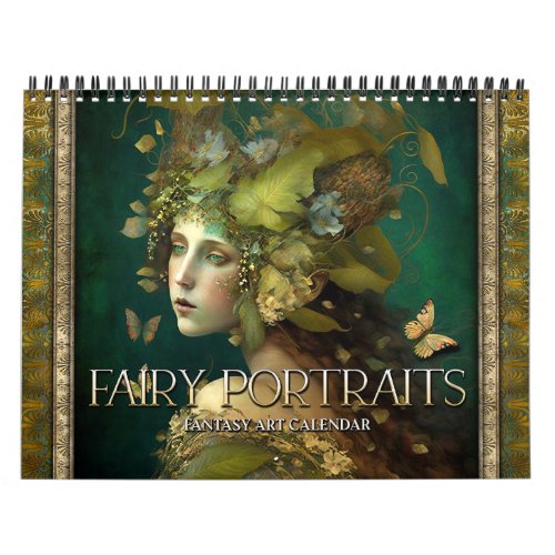 2025 Fairy Portraits Fantasy Art Calendar