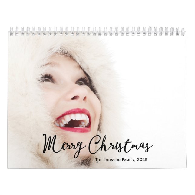 2025 Family Calendar Merry Christmas (Cover)