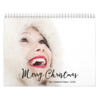 2025 Family Calendar Merry Christmas