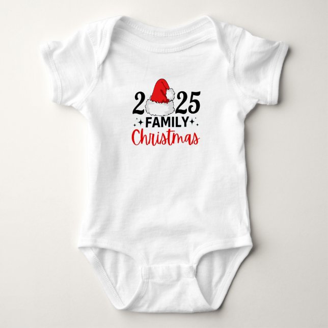 2025 Family Christmas Baby Bodysuit (Front)