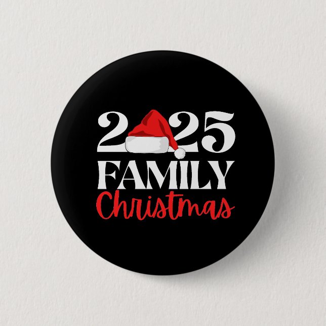 2025 Family Christmas Button (Front)