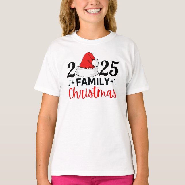 2025 Family Christmas T-Shirt (Front)