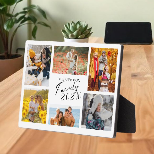 2025 Family Custom Photo Collage  Plaque (Creator Uploaded)