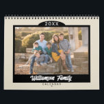 2025 Family Photo Modern Minimalist Calendar<br><div class="desc">This family photo calendar features a simple minimalist design with a large horizontal photo frame on the cover and each month. This calendar makes a great keepsake holiday gift. Photography © Storytree Studios,  Stanford,  CA</div>