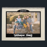 2025 Family Photo Modern Minimalist Calendar<br><div class="desc">This family photo calendar features a simple minimalist design with a large horizontal photo frame on the cover and each month. This calendar makes a great keepsake holiday gift. Photography © Storytree Studios,  Stanford,  CA</div>