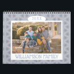 2025 Family Photos Seasonal Patterns  Calendar<br><div class="desc">Give a keepsake family photo calendar gift this Christmas holiday. This calendar features seasonal kaleidoscope patterns with photo frames for your favorite family photos. Each month offers either one horizontal frame or two square frames. Photography © Storytree Studios,  Stanford,  CA</div>