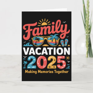 2025 Family Vacation Matching Cruise Trip Card