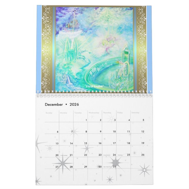 2025 Fantasy Art Calendar by Joyce Jackson (Dec 2026)