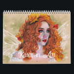 2025 Fantasy Art Calendar Katerina Art<br><div class="desc">Introducing the 2025 Fantasy Art Calendar by Katerina Art! This medium-sized, white calendar features 12 months of gorgeous illustrated images of mystical, magical, and enchanting paintings created by Katerina Koukiotis, a professional traditional fantasy/portrait artist based in New York. This calendar is a collection of Katerina's most recent work and is...</div>