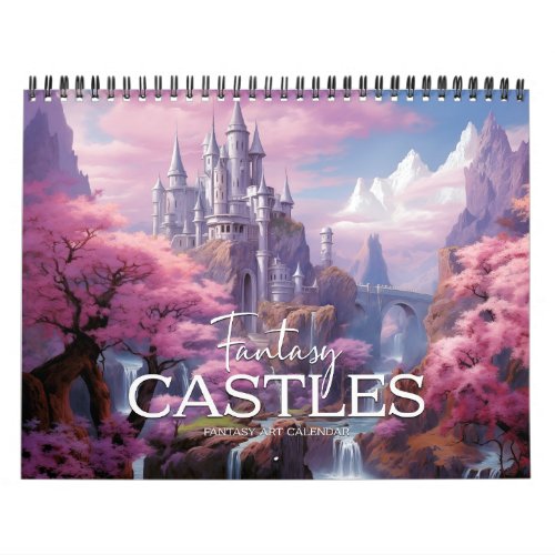 2025 Fantasy Castles 3 Art Calendar