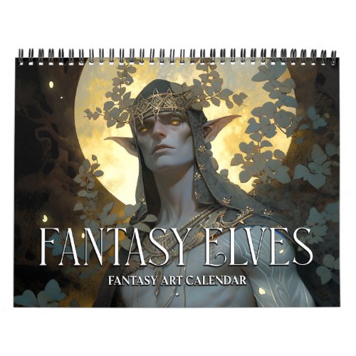 2025 Fantasy Elves Fantasy Art Calendar