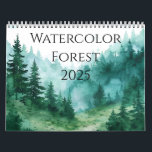 2025 Forest Watercolors Calendar: A Year of Serene Calendar<br><div class="desc">Immerse yourself in the natural world all year long with the 2025 Forest Watercolors Calendar. Each month showcases a beautifully painted forest scene, capturing the tranquil essence of woodland landscapes. Enjoy a harmonious blend of art and functionality—this calendar includes all US holidays, helping you stay organized while savoring nature’s serene...</div>