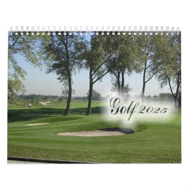 2025 Golf Calendar (Cover)