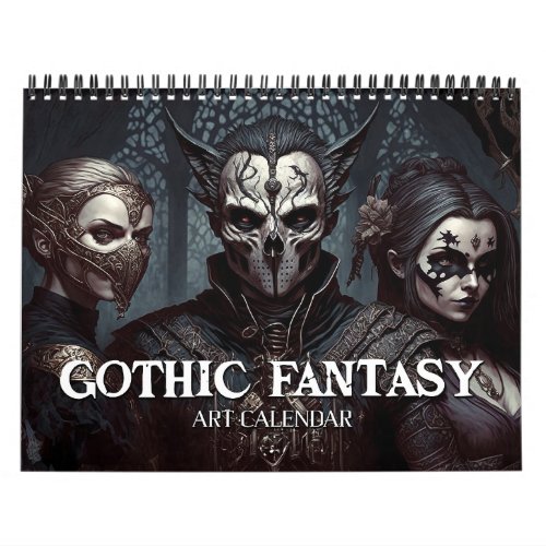 2025 Gothic Fantasy Art Calendar