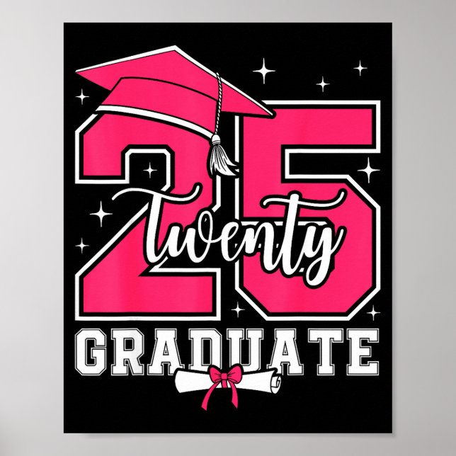 2025 graduate class of 2025 senior high school2025 poster (Front)