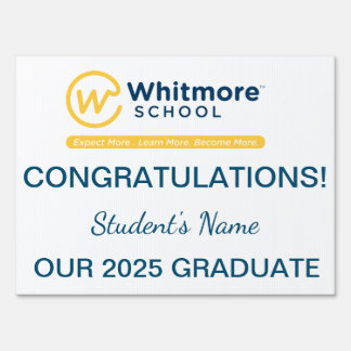 2025 Graduate Yard Sign