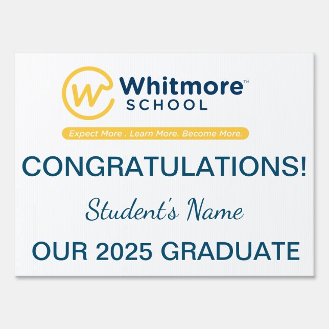 2025 Graduate Yard Sign (Front)
