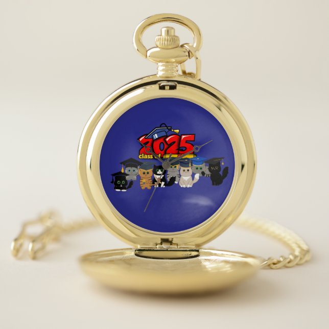 2025 Graduation Acrylic Keychain Pocket Watch (Inside)