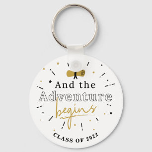 2025 Graduation And The Adventure Begins Keychain