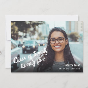 2025 Graduation Announcement with Photograph