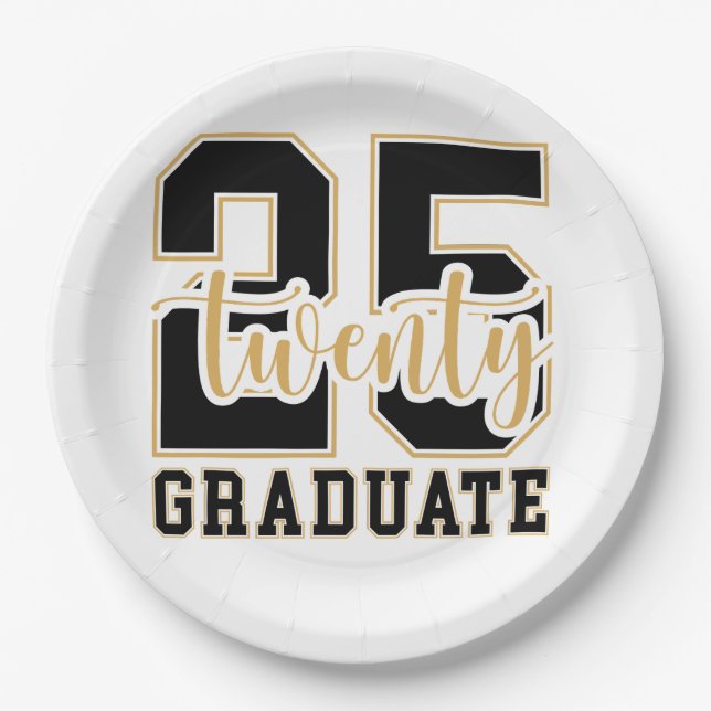 2025 Graduation Celebration   Paper Plates (Front)