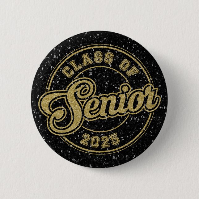 2025 Graduation Round Button Pin (Front)