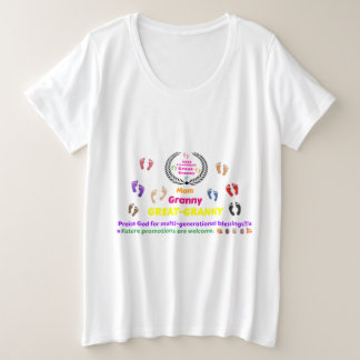 2025 Great-Granny Commemorative Plus Size T-Shirt
