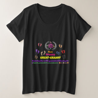 2025 Great-Granny Commemorative Plus Size T-Shirt