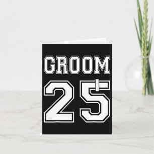 2025 Groom Engagement Party Matching Honeymoon Jus Card