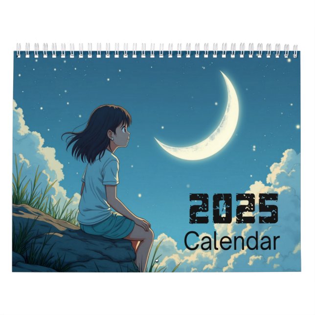 2025 Inspirational Wisdom Animation Wall Calendar (Cover)