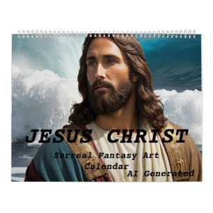 2025 JESUS Surreal Fantasy Art  Calendar