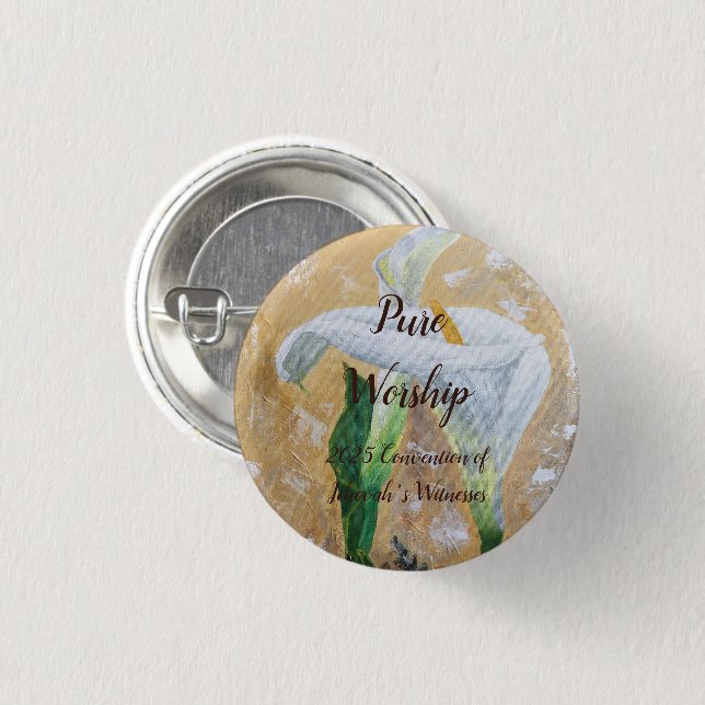 2025 JW convention customize Button (Front & Back)