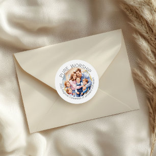 2025 JW Pure Worship Convention Family Classic Round Sticker