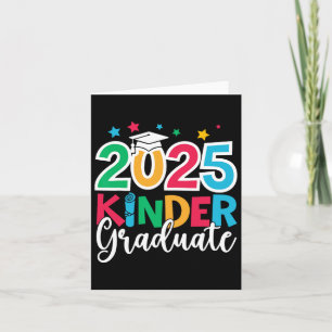2025 Kinder Graduate Kindergarten Graduation 2025 Card