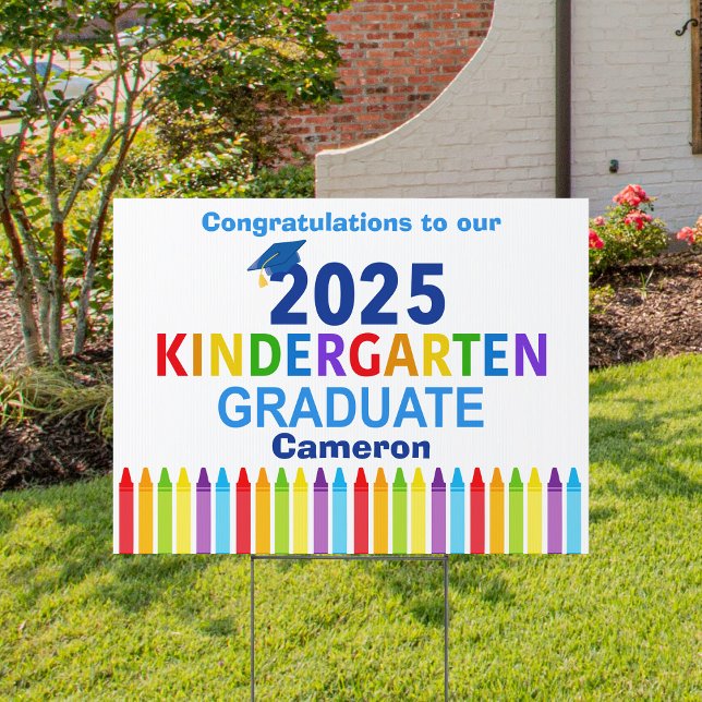 2025 Kindergarten Graduate Custom Graduation Yard Sign (Creator Uploaded)