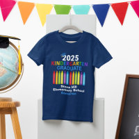2025 Kindergarten Graduate Personalized Blue Kids