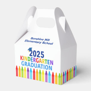 2025 Kindergarten Graduation Custom School Party Favor Boxes