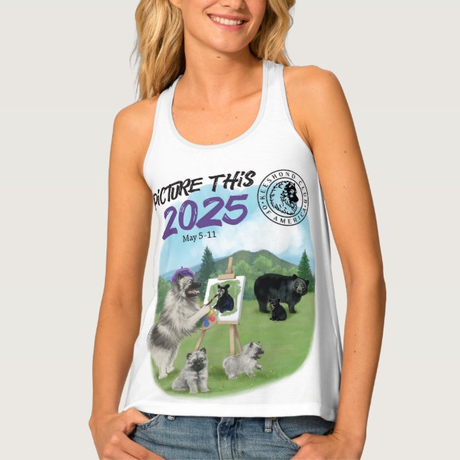 2025 Ladies Racer Back Tank Top (Front)